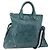BALLY Borsa a Mano in Pelle 2 vie Verde Argento Auth 165100