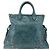 BALLY Borsa a Mano in Pelle 2 vie Verde Argento Auth 165100 - vista 13