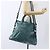 BALLY Borsa a Mano in Pelle 2 vie Verde Argento Auth 165100 - vista 24