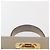Borsa a mano Gancini in pelle beige e oro Auth 170123 di Salvatore Ferragamo - vista 8