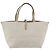 Borsa a mano Salvatore Ferragamo in tela beige oro Auth 169508 - vista 2