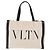 Borsa Tote Valentino in tela 2 in 1 Beige Oro Auth BA10106 - vista 13