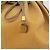 LOEWE Borsa a Spalla Anagram Pelle Beige Oro Auth 166705 D'oro - vista 11