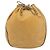 LOEWE Borsa a Spalla Anagram Pelle Beige Oro Auth 166705 D'oro - vista 13