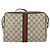Gucci Borsa GG Supreme Web Sherry Line PVC Beige Oro 32 02 005 Auth 169059 D'oro - vista 2