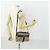 Gucci Borsa GG Supreme Web Sherry Line PVC Beige Oro 32 02 005 Auth 169059 D'oro - vista 23