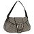 Céline CELINE Macadam Canvas Handtasche Beige Silber Auth ep13183
