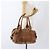 Chloé Borsa a mano Chloe Paddington in pelle marrone oro argento Auth BA9967V D'oro - vista 26