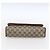 GUCCI GG Supreme Web Sherry Line Clutch Bag PVC Beige Oro 89 01 030 Auth 170517 - vista 6