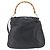Borsa a mano in pelle Gucci Bamboo 2 in 1 Nero Oro 001 3444 1577 Auth 166674 - vista 2