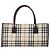 Burberry Nova Check Handtasche aus Nylon Beige Silber Authentisch ep13206 - Ansicht 2