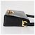 Borsa a Spalla Gancini in Pelle Oro Nero Salvatore Ferragamo Auth 169058 D'oro - vista 3