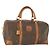 Céline Borsa Boston in tela Macadam CELINE in pelle PVC marrone oro Auth ep12869 D'oro