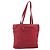 Borsa Tote PRADA Nylon Argento Rosso Auth 170463