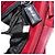 Borsa Tote PRADA Nylon Argento Rosso Auth 170463 - vista 12
