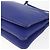 Céline Borsa a Spalla Trio Grande in Pelle Blu Oro Auth 165038 D'oro - vista 15