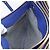 Céline Borsa a Spalla Trio Grande in Pelle Blu Oro Auth 165038 D'oro - vista 19