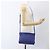 Céline Borsa a Spalla Trio Grande in Pelle Blu Oro Auth 165038 D'oro - vista 22
