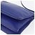 Céline Borsa a Spalla Trio Grande in Pelle Blu Oro Auth 165038 D'oro - vista 9
