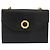 BALLY Borsa a Spalla in Pelle Nera e Oro Auth bs33000 Nero D'oro - vista 13