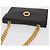 BALLY Borsa a Spalla in Pelle Nera e Oro Auth bs33000 Nero D'oro - vista 6