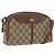 Borsa Sherry Line GG Supreme Web di GUCCI in PVC beige e oro 001 261 1086 Auth ka2010 D'oro