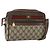 Borsa Sherry Line GG Supreme Web Gucci Beige Oro 001 44 6655 Auth ep13193 D'oro