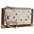 LOUIS VUITTON Monogramm Multicolor Pochette Cles Tasche Weiß M92655 Auth 169139