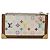 LOUIS VUITTON Monogramm Multicolor Pochette Cles Tasche Weiß M92655 Auth 169139 - Ansicht 2