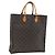 LOUIS VUITTON Borsa Sac Plat Monogram M51140 LV Auth hk3418 Monogramma