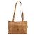Borsa Tote MCM Logogram Vicetos PVC Marrone Oro Auth 170245 D'oro - vista 13