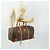 Céline Borsa Boston in tela Macadam CELINE in pelle PVC marrone oro Auth mr1958 D'oro - vista 24