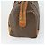 Céline Borsa Boston in tela Macadam CELINE in pelle PVC marrone oro Auth mr1958 D'oro - vista 3