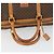 Céline Borsa Boston in tela Macadam CELINE in pelle PVC marrone oro Auth mr1958 D'oro - vista 7