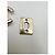 CHANEL fibbia CC turnlock oro D'oro - vista 3