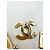 CHANEL fibbia CC turnlock oro D'oro - vista 6