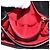 Borsa a Spalla Gancini in Pelle Scamosciata Nera e Oro Salvatore Ferragamo Auth 149888V Nero D'oro - vista 24