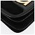 Borsa a Spalla Gancini in Pelle Scamosciata Nera e Oro Salvatore Ferragamo Auth 149888V Nero D'oro - vista 8