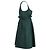Prada Grüne Mini-Kleid Mit Kontrastierendem Falteneinsatz - Ansicht 4