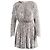 Mini-Kleid mit Silbernen Pailletten von Saint Laurent