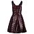 Abito Tartan Rosso e Nero Miu Miu - vista 4