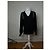 Vintage Jean Paul Gaultier V-Ausschnitt Wollpullover Schwarz 38/M - Ansicht 2
