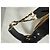 Chanel Boxing Plate Gürtel Schwarz Leder Gold Gold hardware - Ansicht 8