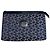 Céline Clutch Vintage Celine Paris Monogramma Blu Navy Bianco