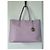 Borsa tote Roberto Cavalli in pelle grana lavanda Rosa Porpora - vista 7