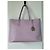 Borsa tote Roberto Cavalli in pelle grana lavanda Rosa Porpora - vista 8