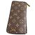 Louis Vuitton Portafoglio lungo con zip, monogramma Louis Castagno