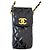 Chanel Borsa a tracolla trapuntata 2.55 con porta telefono Nero