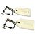 Orecchini in cristallo di strass argento e beige Christian Dior Couture - vista 9