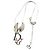 Collana in argento con logo Christian Dior di John Galliano - vista 2